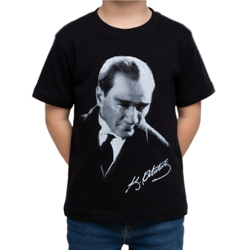 siyah-ataturk-baskili-cocuk-tisortu-0-pamuklu-okul-gosteri-tisortu