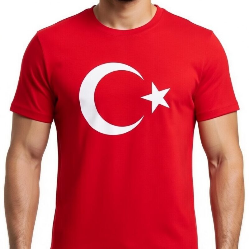Türk Bayrağı Tişört - Milli Bayramlara Özel Tasarım